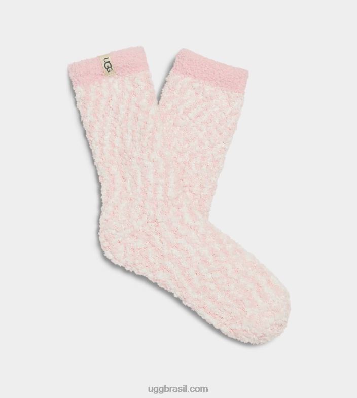 rosa concha 4VTTD4 UGG mulheres meia de chenille aconchegante