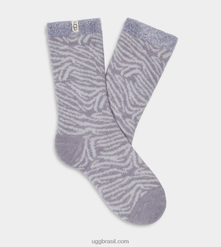 zebra cinza nublado 4VTTD645 UGG mulheres josephine meia forrada de lã