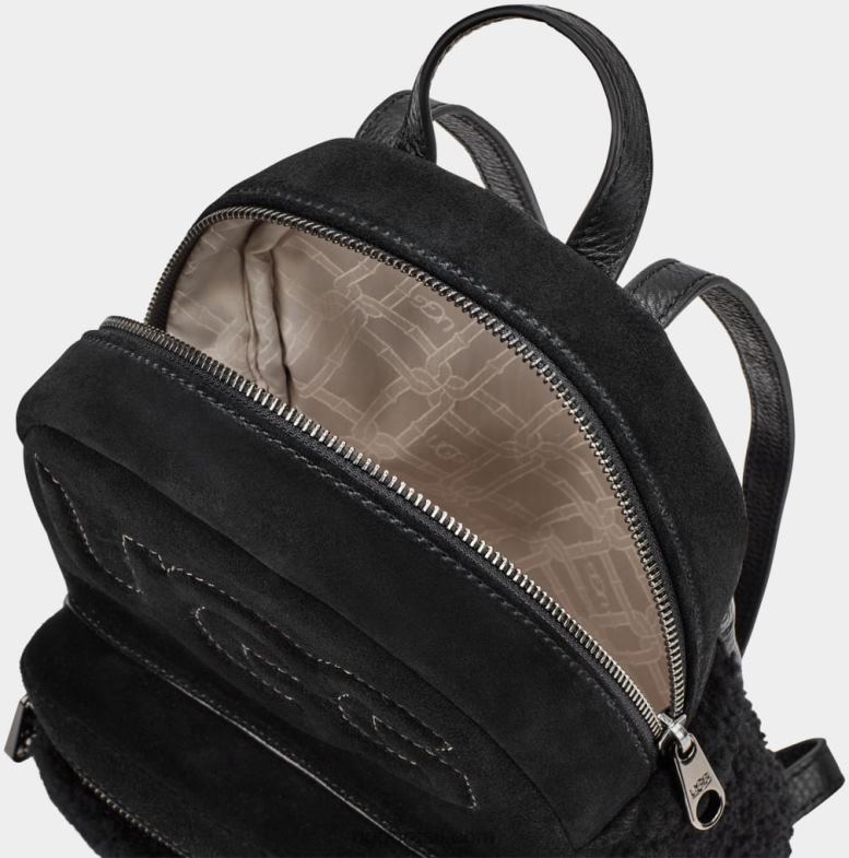 preto 4VTTD1206 UGG mulheres dannie ii mini mochila pele de carneiro