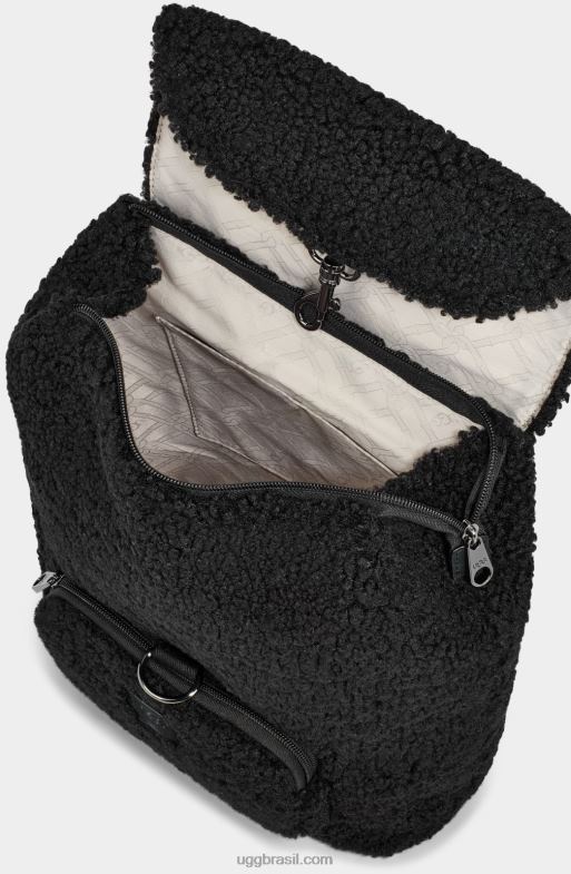 preto 4VTTD138 UGG mulheres inara backpackfluff