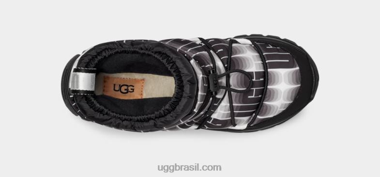 Preto branco 4VTTD17 UGG mulheres Yose puffer comprimento de onda médio