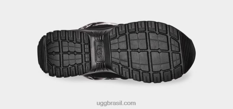 Preto branco 4VTTD17 UGG mulheres Yose puffer comprimento de onda médio