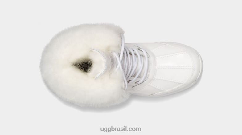 branco 4VTTD590 UGG mulheres patente da bota adirondack iii