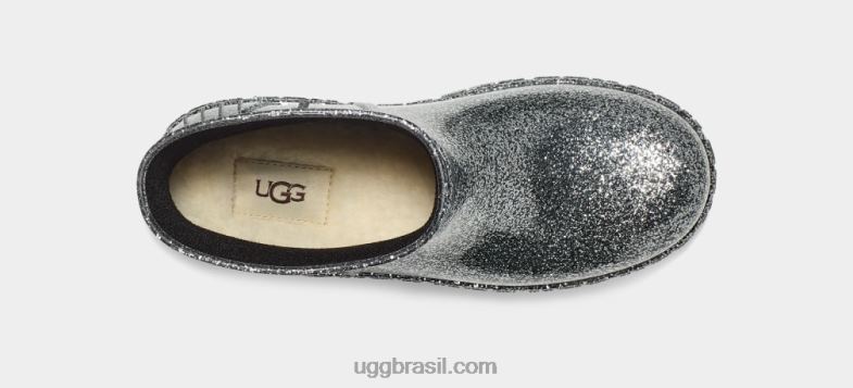 brilho cinza 4VTTD497 UGG mulheres purpurina drizlita