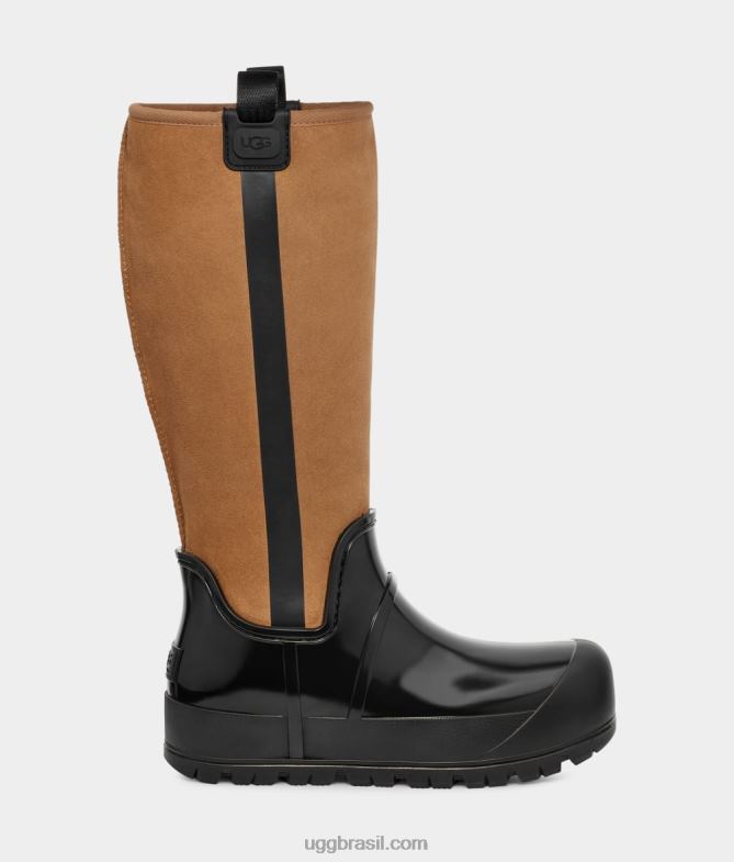 castanha 4VTTD2045 UGG mulheres camurça alta nuvem de chuva