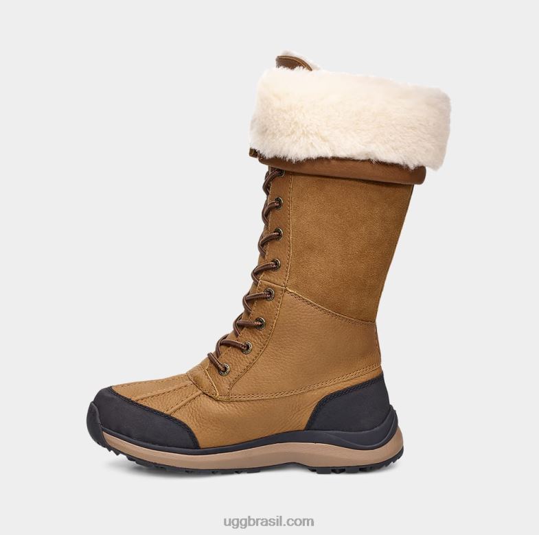 castanha 4VTTD597 UGG mulheres bota alta adirondack iii