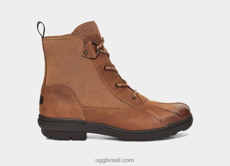 couro castanho 4VTTD584 UGG mulheres pato Habsburgo