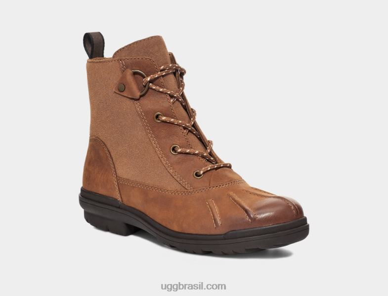 couro castanho 4VTTD584 UGG mulheres pato Habsburgo