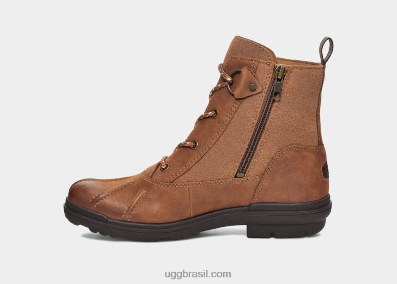 couro castanho 4VTTD584 UGG mulheres pato Habsburgo