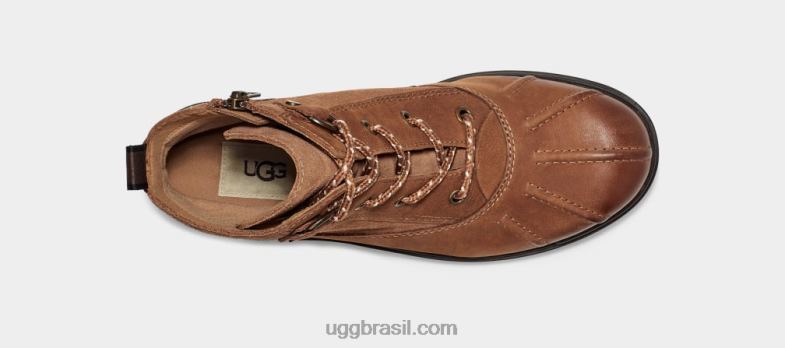 couro castanho 4VTTD584 UGG mulheres pato Habsburgo