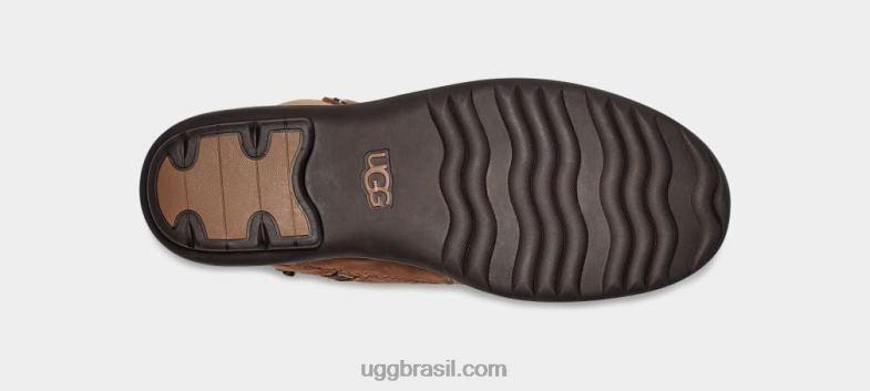 couro castanho 4VTTD584 UGG mulheres pato Habsburgo