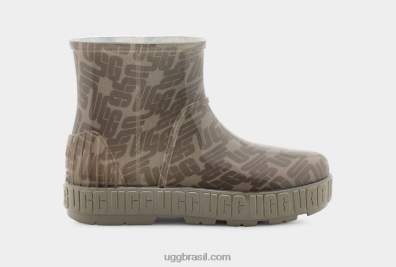 musgo verde 4VTTD2121 UGG mulheres monograma gráfico drizlita