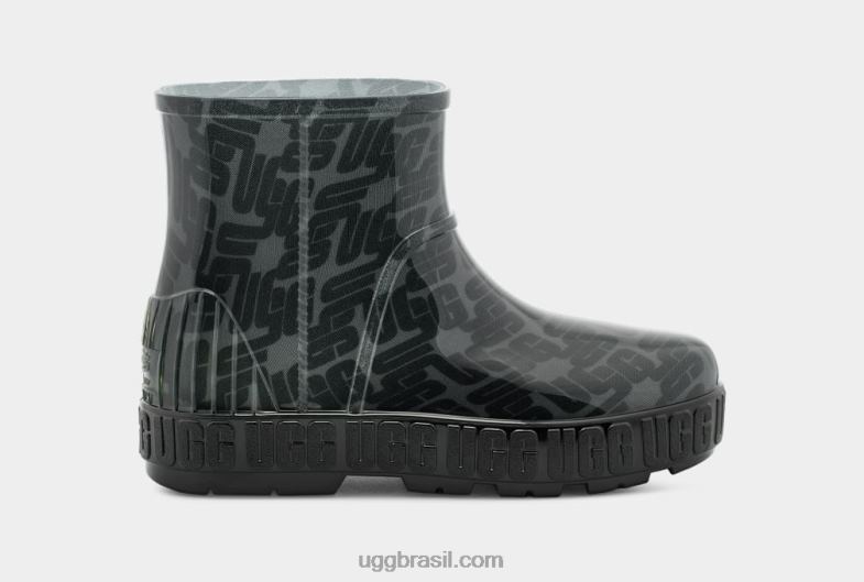 preto 4VTTD2120 UGG mulheres monograma gráfico drizlita