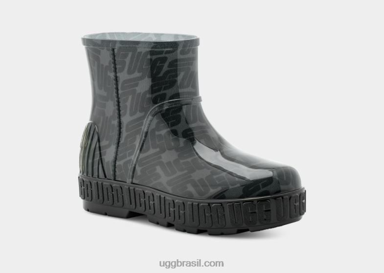 preto 4VTTD2120 UGG mulheres monograma gráfico drizlita