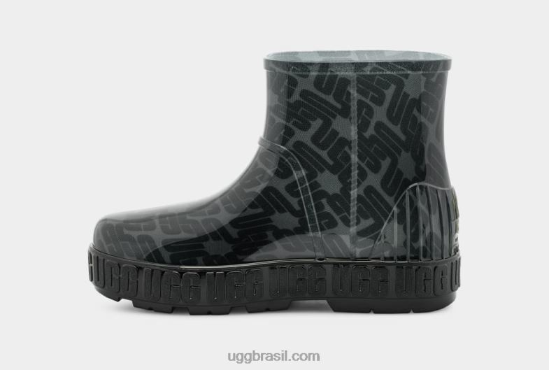 preto 4VTTD2120 UGG mulheres monograma gráfico drizlita
