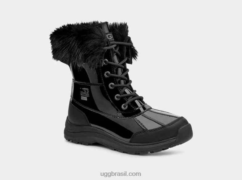 preto 4VTTD591 UGG mulheres patente da bota adirondack iii