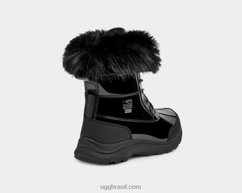 preto 4VTTD591 UGG mulheres patente da bota adirondack iii