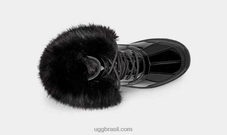preto 4VTTD591 UGG mulheres patente da bota adirondack iii