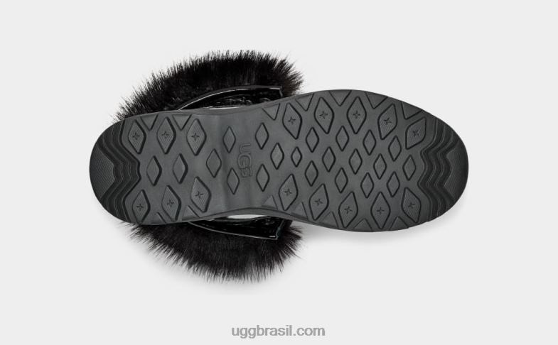 preto 4VTTD591 UGG mulheres patente da bota adirondack iii