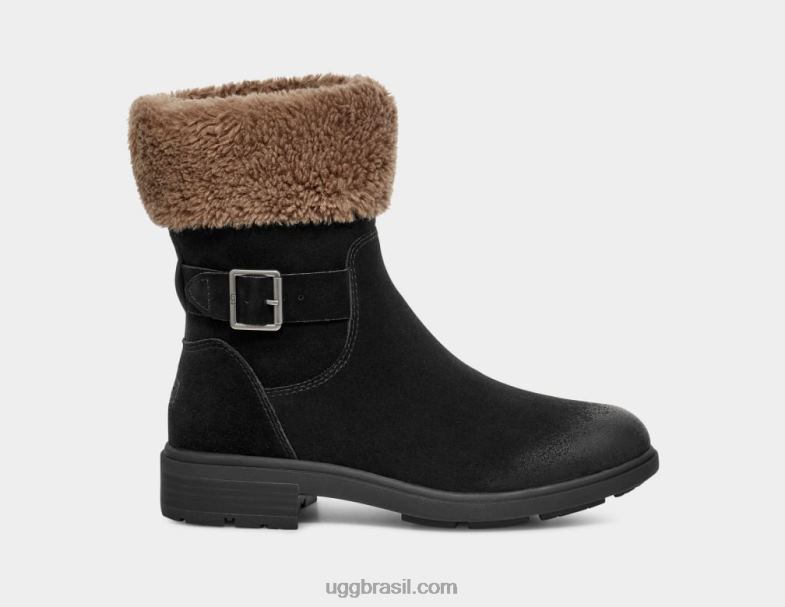 Camurça preta 4VTTD2044 UGG mulheres punho de Harrison