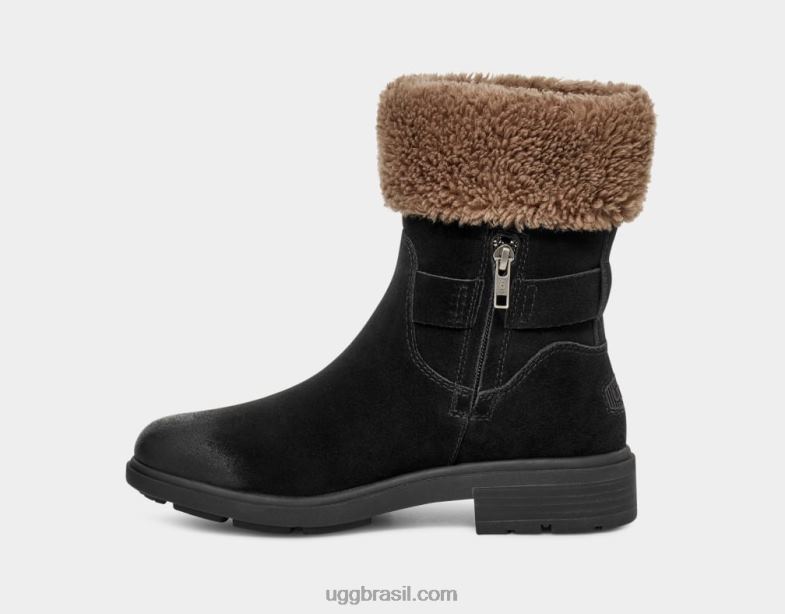 Camurça preta 4VTTD2044 UGG mulheres punho de Harrison
