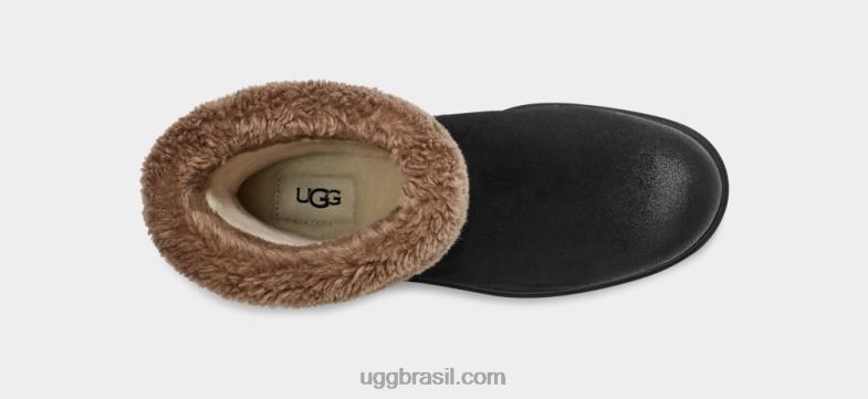 Camurça preta 4VTTD2044 UGG mulheres punho de Harrison