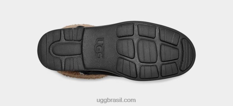 Camurça preta 4VTTD2044 UGG mulheres punho de Harrison