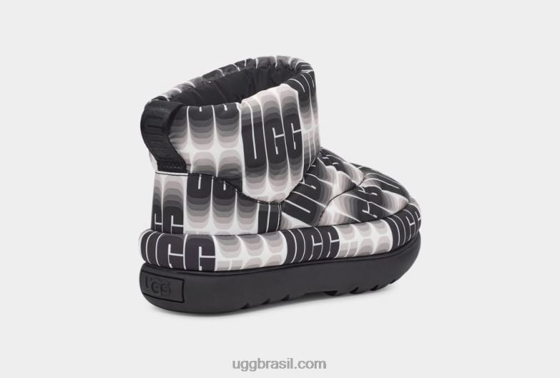 Preto branco 4VTTD697 UGG mulheres clássico maxi comprimento de onda mini