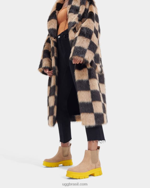 areia 4VTTD664 UGG mulheres camurça ashton chelsea