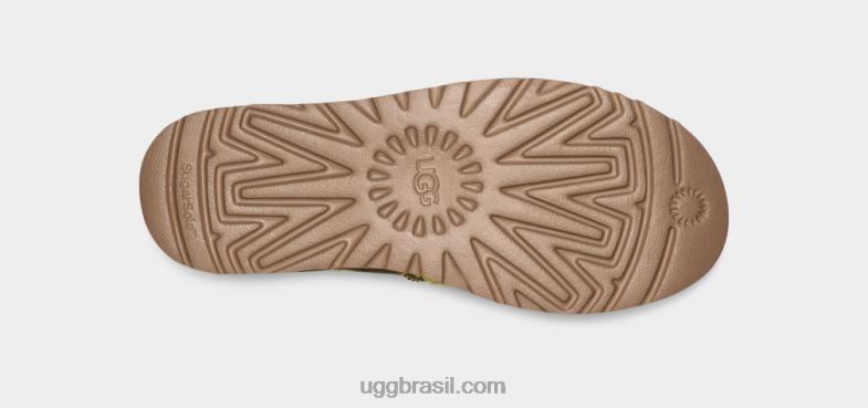 azeitona queimada 4VTTD2135 UGG mulheres plataforma de trança clássica mini ii