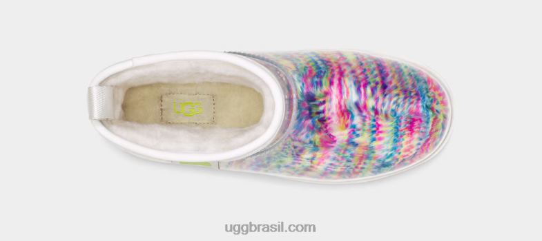 branco 4VTTD805 UGG mulheres clássico mini pixelado claro
