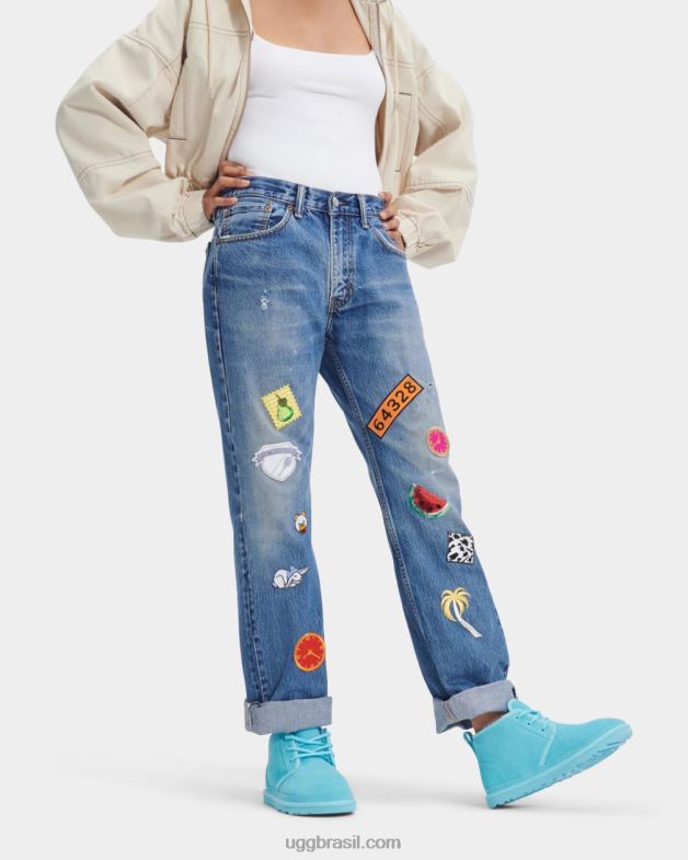 céu de verão 4VTTD618 UGG mulheres bota neumel