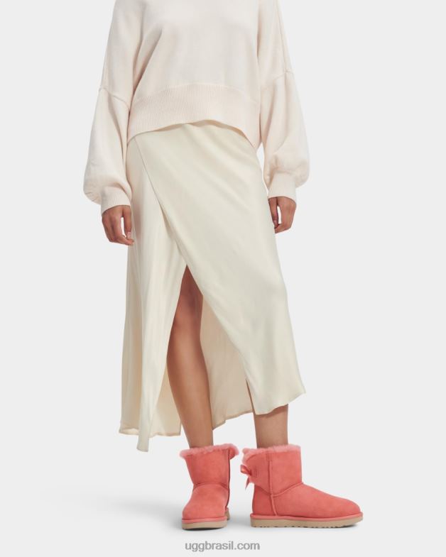 casca de caranguejo 4VTTD38 UGG mulheres bota mini bailey bow ii