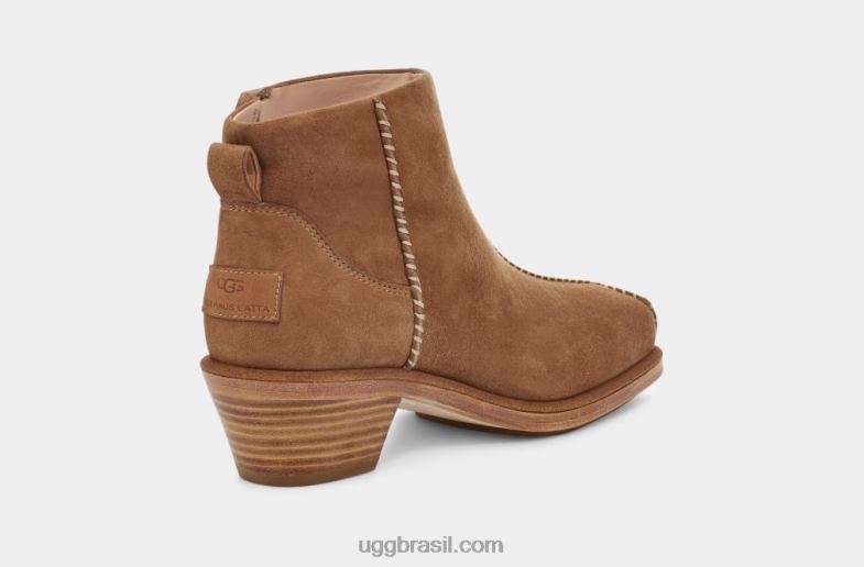 castanha 4VTTD26 UGG mulheres + bota cowboy eckhaus latta block