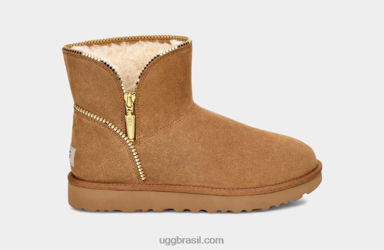 castanha 4VTTD30 UGG mulheres mini florença