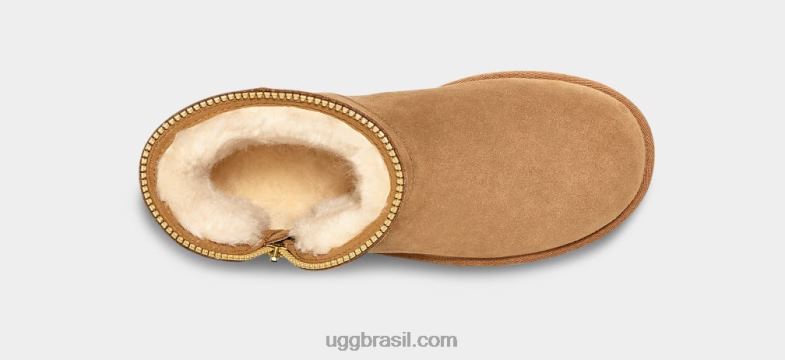 castanha 4VTTD30 UGG mulheres mini florença
