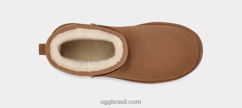 castanha 4VTTD348 UGG mulheres mini plataforma clássica