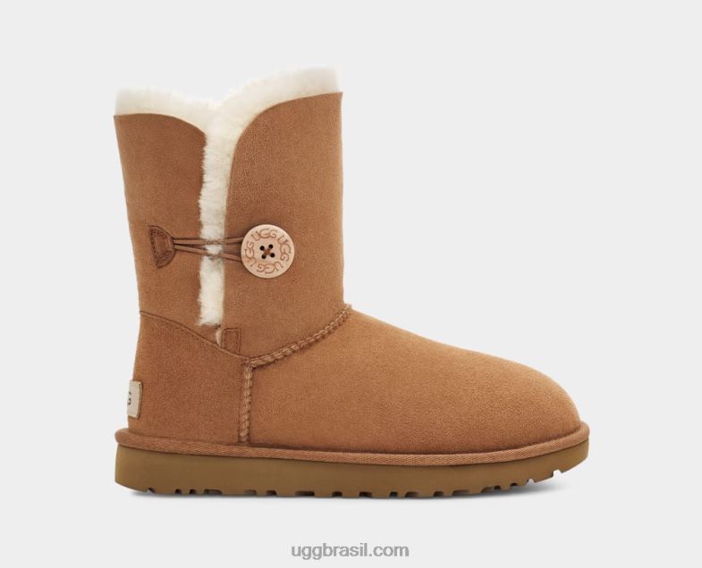 castanha 4VTTD355 UGG mulheres botão bailey ii