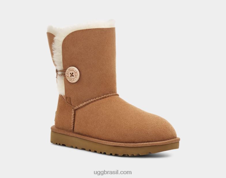 castanha 4VTTD355 UGG mulheres botão bailey ii