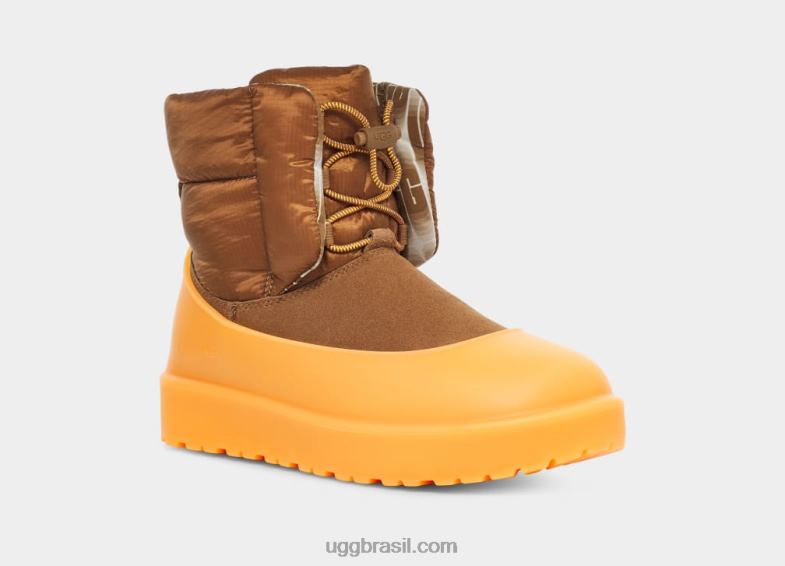 castanha 4VTTD520 UGG mulheres botão maxi clássico