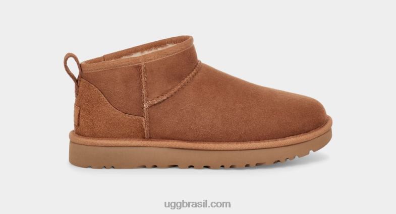 castanha 4VTTD561 UGG mulheres clássico ultra mini