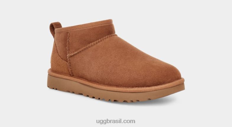 castanha 4VTTD561 UGG mulheres clássico ultra mini