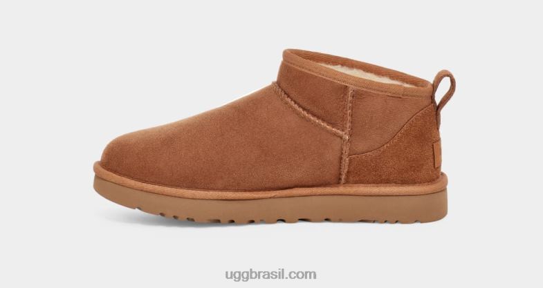 castanha 4VTTD561 UGG mulheres clássico ultra mini