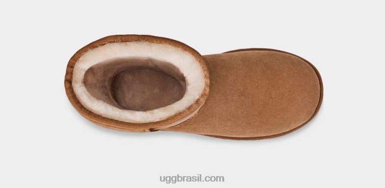 castanha 4VTTD564 UGG mulheres bota clássica ii alta