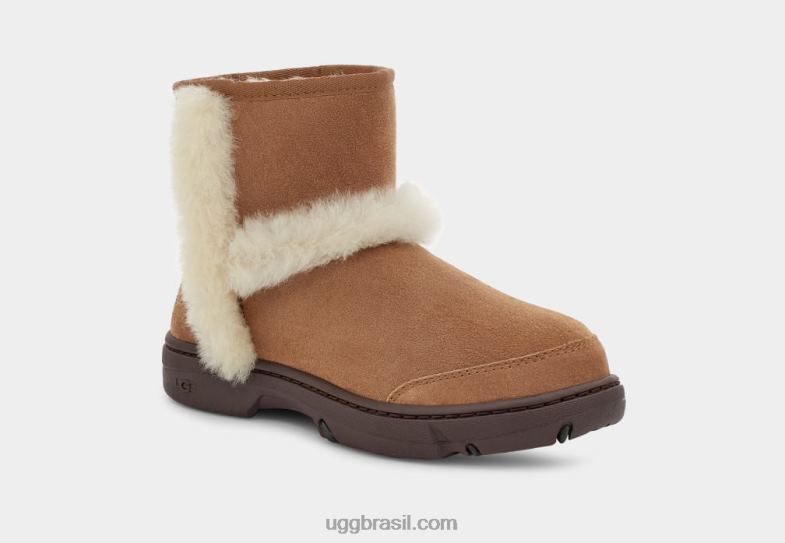 castanha 4VTTD571 UGG mulheres sunburst mini