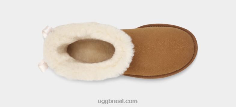 castanha 4VTTD628 UGG mulheres mini arco bailey brilho