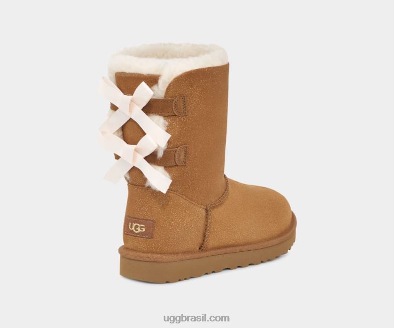 castanha 4VTTD631 UGG mulheres arco bailey brilho