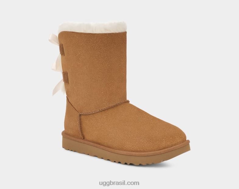 castanha 4VTTD631 UGG mulheres arco bailey brilho