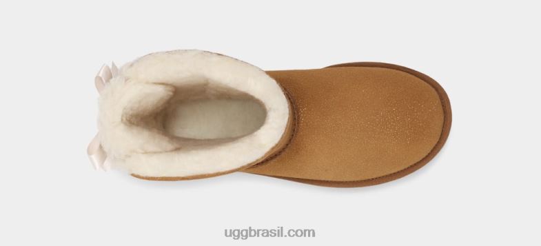 castanha 4VTTD631 UGG mulheres arco bailey brilho