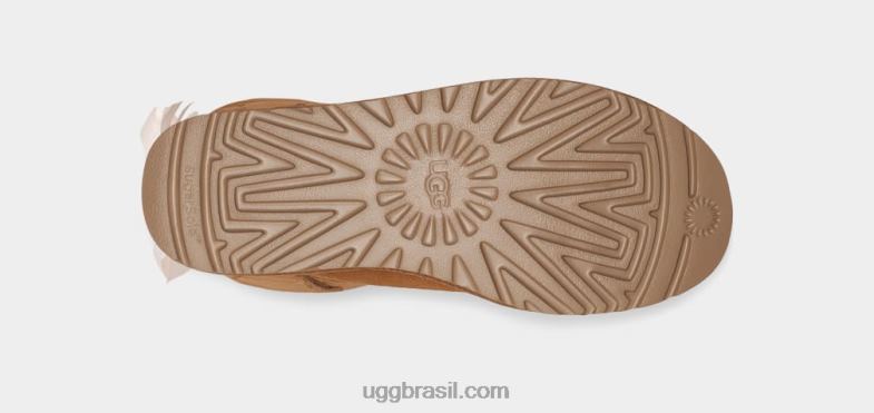 castanha 4VTTD631 UGG mulheres arco bailey brilho